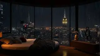 Relaxing Rainfall and Soft Thunder for a Peaceful Weekend &ndash; Cozy & Romantic Bedroom Atmosphere