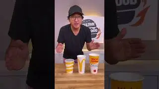 В Макдоналдсе все напитки одинакового размера?