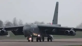B-52 Bomber Deployment Fairford Uk