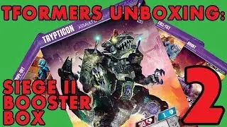 SIEGE II - TFormers Unboxes A Transformers TCG Booster Box Part II: Trypticon & Battle Cards