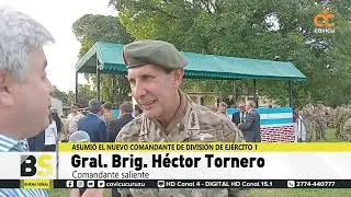 ASUMIÓ EL NUEVO COMANDANTE DE DIVISIÓN DE EJÉRCITO 1