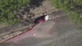 Chemical runoff concerns residents near Spring Branch Creek after 4-alarm fire