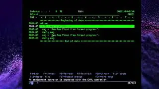 IBM AS400- RPGLE Fully Free Format program