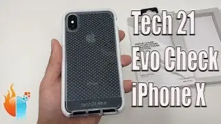 iPhone X Tech 21 Evo Check Case Clear/White Review | Flex Shock