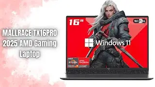 Обзор MALLRACE TX16PRO 2025 | Лучший бюджетный игровой ноутбук на AMD?