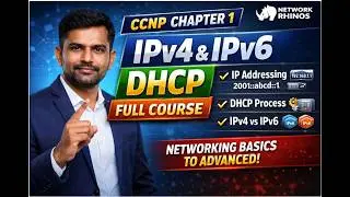 CCNP Chapter 1-1 | IPv4 & v6 Explained + DHCP Full Concept | Networking Basics to Advanced |