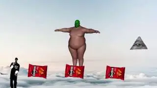 MLG Memes  ( Fat Guys fight illuminati ) with Doritos !!!