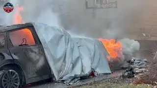 WATCH: Electric vehicle on fire in Colorado neighborhood