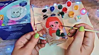 Асмр ☕️ Роспись по кружке 🖌Asmr рисование (шепот) | Asmr painting on a mug, asmr drawing