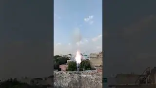 azad classic bomb in sky short😱 testing diwali stash 2025#fireworks#crackers#bomb#skyshort