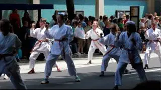 Feminist Karate Union in the Seattle pride parade, 2009