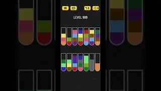 Water sort puzzle level 989