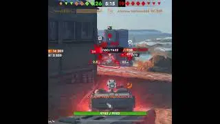 АМХ 50 В Ветеран☠️ Мега БОСС🔥 Не оставит, шанса DMG 28.755😁 #топ #танки #blitz #wot #shorts