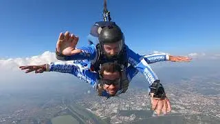 Original snimka tandem skoka Janko Popović Volarić