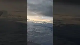 Above the clouds, is incredibly beautiful. #God'sCreation #airtravel #beautifulexperience #shorts