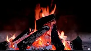Fireplace & Piano Music  Relaxing Space To Enjoy