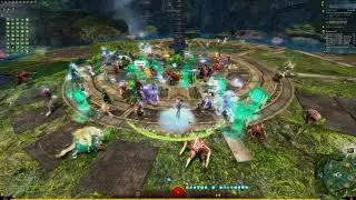 Guild Wars 2 Visions of Eternity Shipwreck Strand Meta/World Boss (Hammerhart Rumble!)