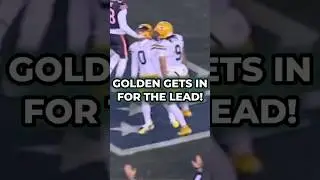 Matthew Golden Hurdles His Way In To Give Packers The Lead In Wild Card Over Bears #packers #shorts