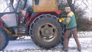 Forest job / Ukt Zetor 7745 při práci v lese #263