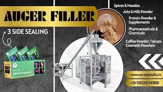 Powder Packing Machine 2025 Model | Auger Filler Machine #pouchpackingmachine  #powderpacking #viral