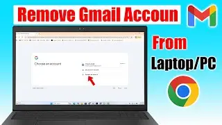 How to remove Gmail account on Laptop