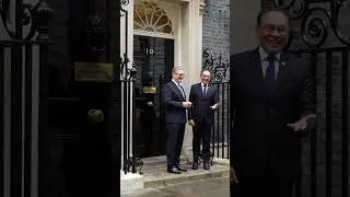 Prime Minister Anwar Ibrahim of Malaysia meets Keir Starmer in Downing Street
