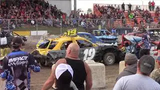 Fall brawl demolition derby pro mini heat #3 2017