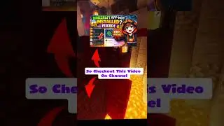 Minecraft App Not Installed Problems Solved || Android 16 #minecraft #shorts #trending