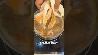 Sinigang na Salmon Belly/Salmon Soup
