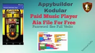 Dynamic Music Player Pro aia File Free download Edit appybuilde, koduler,Thankable