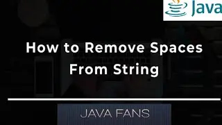 Remove space in string in Java