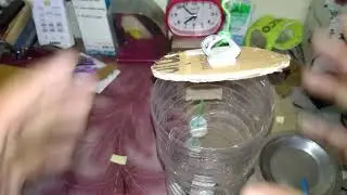 How to make mini dust bin with waste things.