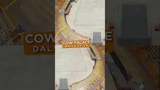 NEW View of OLD Cow Palace #history #drone #sports