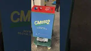 CM0502 auto ac refrigerant recovery charging machine r134a recycling vacuum charging station
