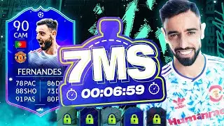 FIFA 22 - 85+ UPGRADE! 90 TOTGS BRUNO FERNANDES 7 MINUTE SQUAD BUILDER - ULTIMATE TEAM
