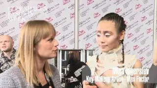 Mina Ingerslev, Head Makeup Artist, Max Factor - Backstage Interview AW12