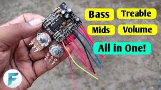 Audio BASS TREBLE Booster; Very easy and working circuit