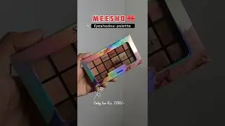 Meesho eyeshadow palette under 200 #shorts #viral #eyeshadow
