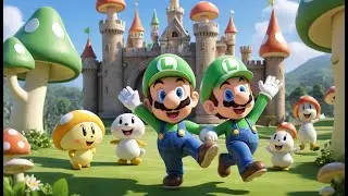 Mario and Baby Luigi Rolled Into the Mud | Nursery Rhymes for Kids & Baby Songs