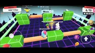 Playing stumble guys 