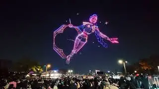 2025 K-Pop Demon Hunters Drone Light Show, Seoul Ttukseom Walking Tour #englishlyrics #huntrix #kpop
