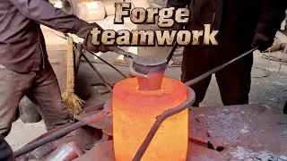 Inside the factory Extreme Forging Process: Red Steel, Sweat, and Perfect Teamwork #process #forging