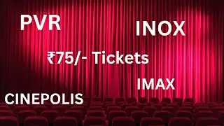 ₹75/- Ticket PVR, INOX, Cinepolis and many more Indian Cinema Theatres #prayanapaithyam #bookmyshow