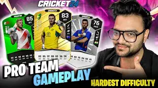 I Played Pro-Team Mode on the Hardest Difficulty in Cricket 24 &ndash; INSANE Challenge!