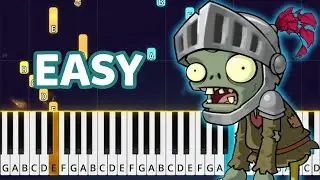 Cerebrawl - Plants vs. Zombies Easy Piano Tutorial