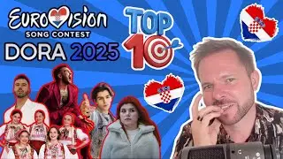 DORA 2025 | Full Reaction & Review + My Top 10 Favourites! | Croatia Eurovision 2025