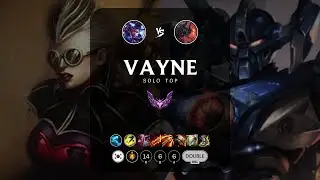 Vayne Top vs Aatrox - KR Master Patch 12.23