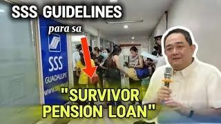 ✅SSS SURVIVOR PENSION LOAN GUIDELINES 2025, SINO ANG QUALIFIED?