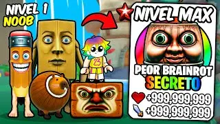 Conseguí LA PEOR EVOLUCION BRAINROT en BRAINROT EVOLUTION siendo UN ITALIAN BRAINROT en Roblox