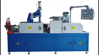 Automatic cable coiling and wrapping machine